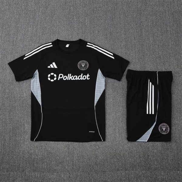 Inter Miami 2025-26 Black Short Sleeve Training Kit - Image 3