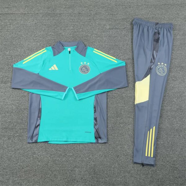 Ajax 2024-25 Green Half Zip Long Sleeve Training Kit - Image 3