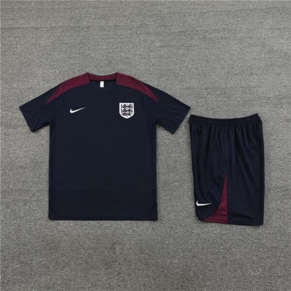 England 2024-25 Royal Blue Short Sleeve Training Kit - Image 3