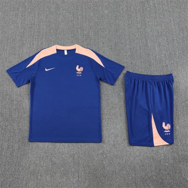 France 2025-26 Rainbow Blue Short Sleeve Training Kit - Image 3