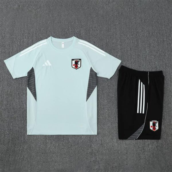 Japan 2025-26 Light Grey Short Sleeve Training Kit - Image 3