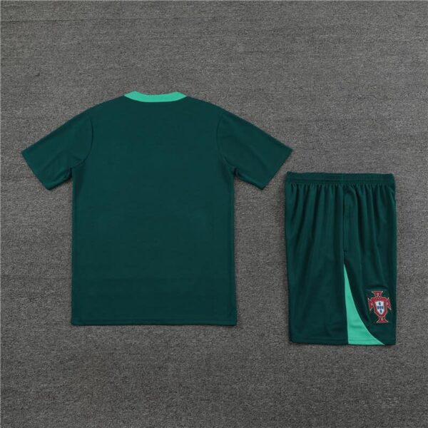Portugal 2024-25 Green Short Sleeve Training Kit - Image 3
