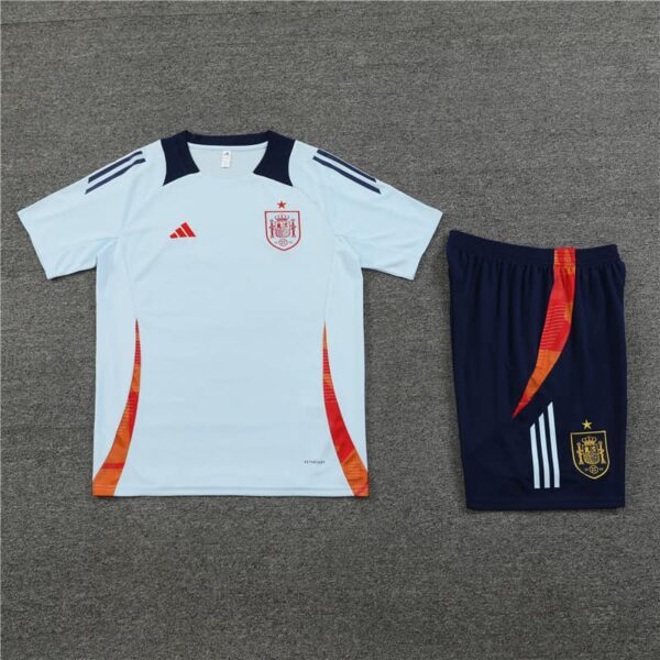 Spain 2024-25 Light Blue Short Sleeve Training Kit - Image 3
