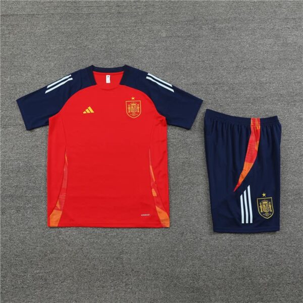 Spain 2024-25 Red Short Sleeve Training Kit - Image 3