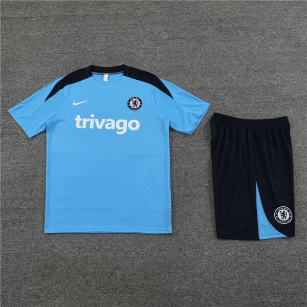Chelsea 2024-25 Light Blue Short Sleeve Training Kit - Image 3