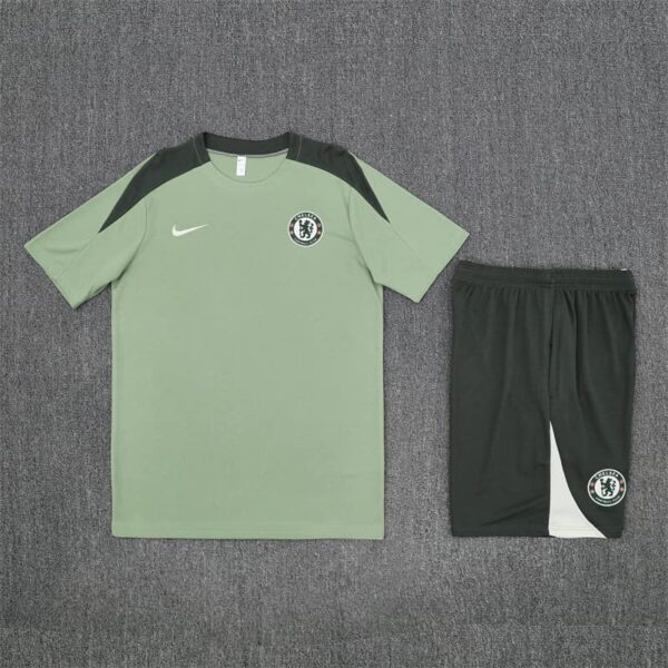 Chelsea 2025-26 Light Green Short Sleeve Training Kit - Image 3