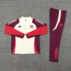 Bayern Munich 2024-25 White Half Zip Long Sleeve Training Kit - Image 3
