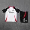 Manchester United 2024-25 White Short Sleeve Training Kit - Image 3