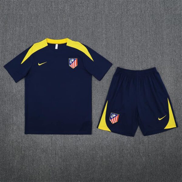 Atletico Madrid 2025-26 Royal Blue Short Sleeve Training Kit - Image 3