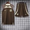Corinthians 2024-25 Brown Cream Vest Training Kit - Image 3