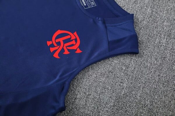Flamengo 2025-26 Navy Blue Vest Training Kit - Image 3
