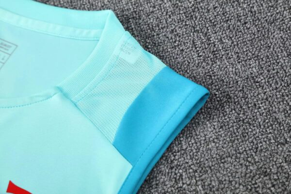 Flamengo 2025-26 Light Blue Vest Training Kit - Image 3
