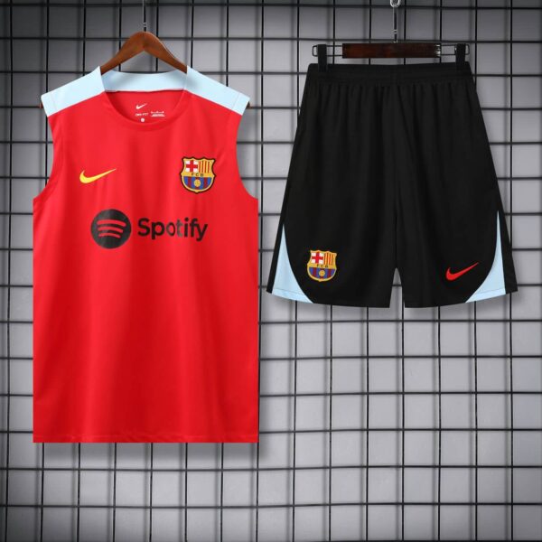 Barcelona 2024-25 Red Vest Training Kit - Image 3