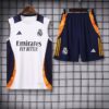 Real Madrid 2024-25 White Vest Training Kit - Image 3