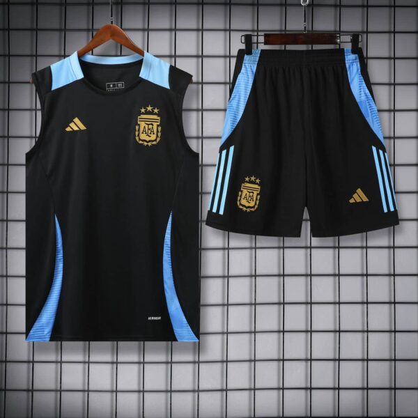 Argentina 2024-25 Black Vest Training Kit - Image 3