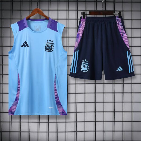Argentina 2024-25 Light Blue Vest Training Kit - Image 3