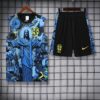 Brazil 2025-26 Blue Jesus Graphic Vest Training Kit - Image 3