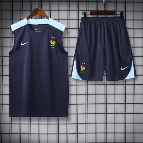 France 2025-26 Blue and Light Blue Vest Training Kit - Image 3