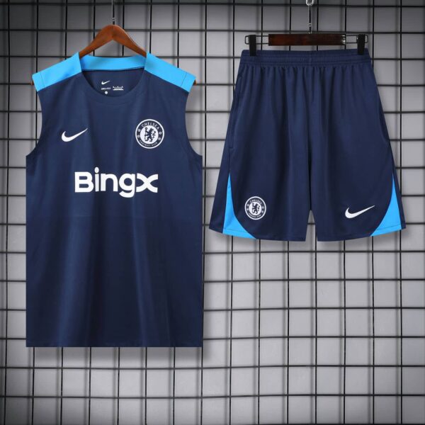 Chelsea 2024-25 Navy Vest Training Kit - Image 3