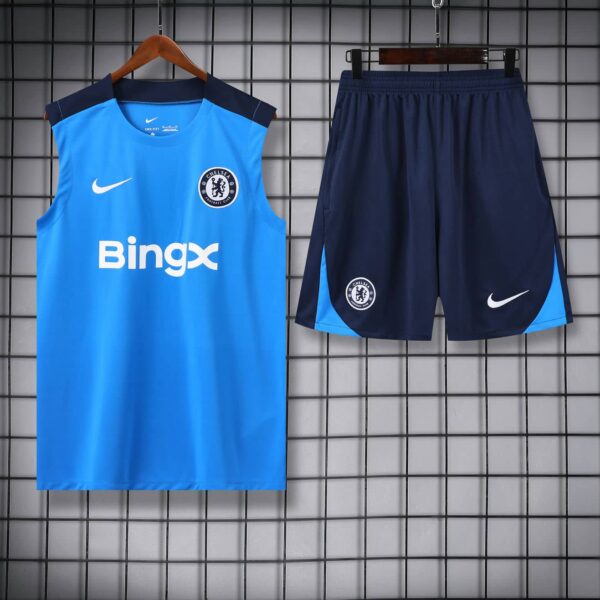 Chelsea 2024-25 Sky Blue Vest Training Kit - Image 3