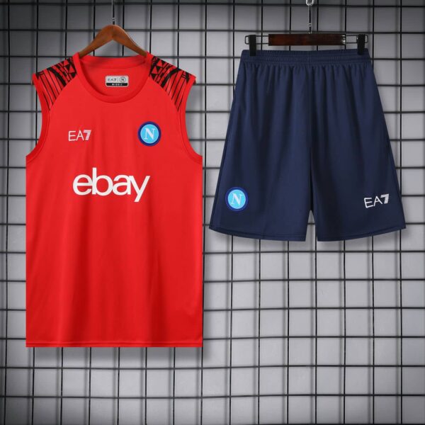 Napoli 2024-25 Red Vest Training Kit - Image 3