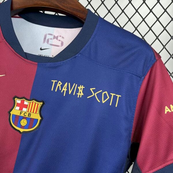 Barcelona 2024-25 Travis Scott Home Special Edition Jersey - Image 3