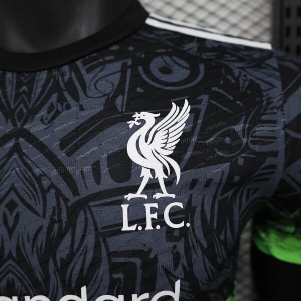 Liverpool 2025-26 Green Flame Phoenix Special Edition Jersey Player Version - Image 3