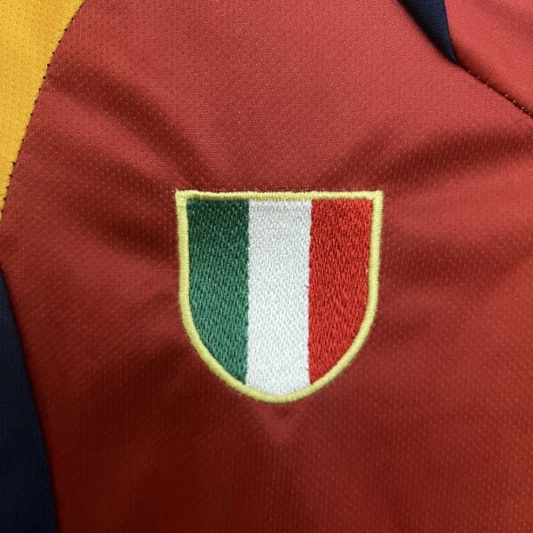 AS Roma 2001-02 Home Kids Kit - Image 3