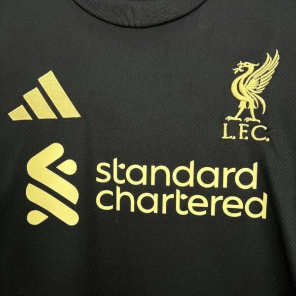 Liverpool 2025-26 Black Gold Special Edition Jersey - Image 3