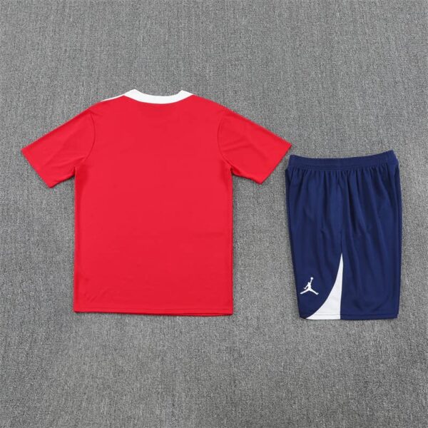 PSG Jordan 2025-26 Red Short Sleeve Training Kit - Image 4