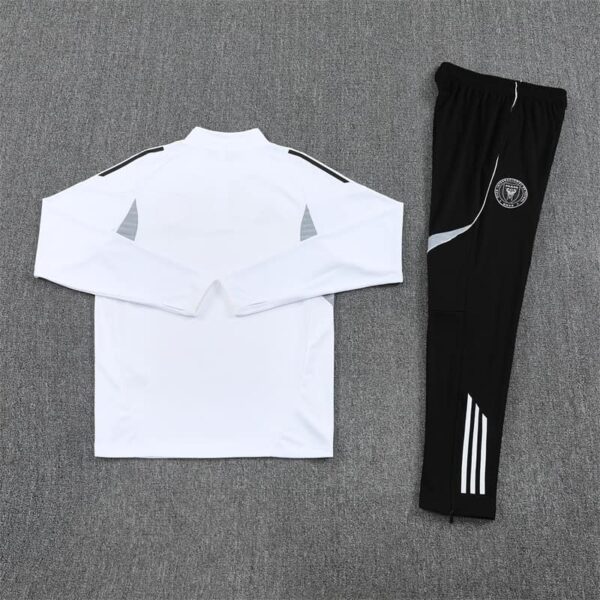 Inter Miami 2025-26 White Half Zip Long Sleeve Training Kit - Image 4