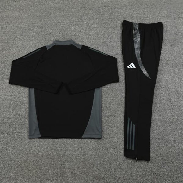 Algeria 2024-25 Black Half Zip Long Sleeve Training Kit - Image 4