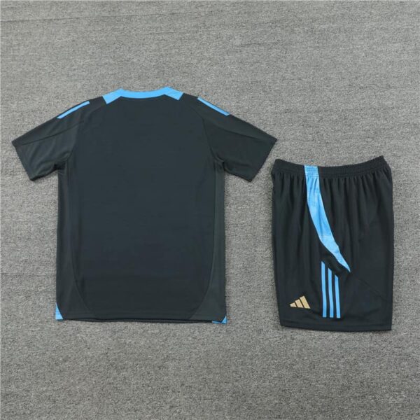 Argentina 2024-25 Dark Grey Short Sleeve Training Kit - Image 4