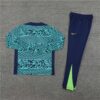 Brazil 2024-25 Turquoise Blue (Camo Edition) Half Zip Long Sleeve Training Kit - Image 4