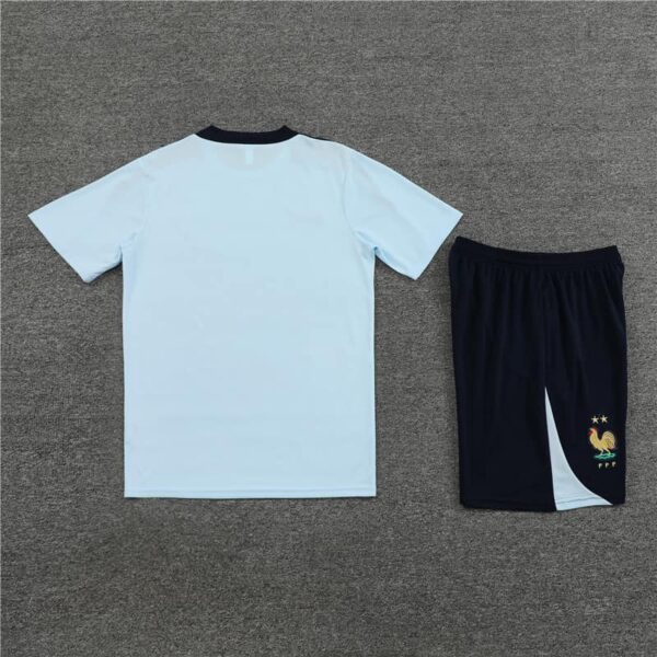 France 2024-25 Light Blue Short Sleeve Training Kit - Image 4