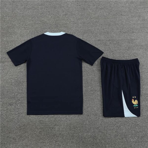 France 2024-25 Royal Blue Short Sleeve Training Kit - Image 4