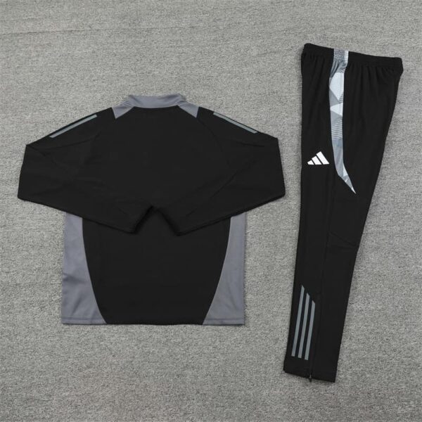 Italy 2024-25 Black Half Zip Long Sleeve Training Kit - Image 4
