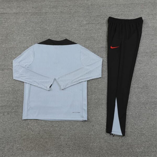 Korea 2024-25 Light Grey Half Zip Long Sleeve Training Kit - Image 4