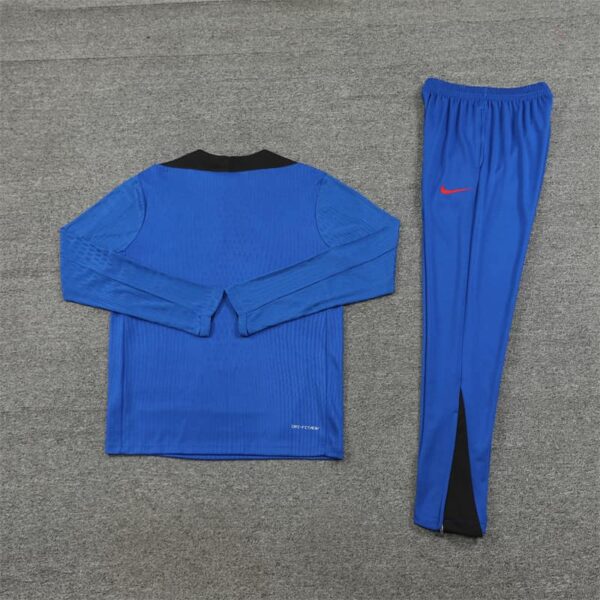 Korea 2024-25 Rainbow Blue Half Zip Long Sleeve Training Kit - Image 4