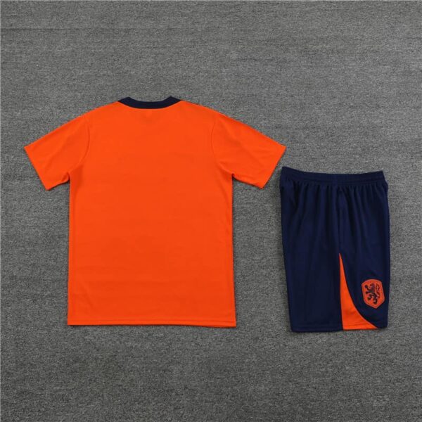 Netherlands 2024-25 Orange Short Sleeve Training Kit - Image 4