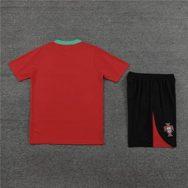 Portugal 2024-25 Red Short Sleeve Training Kit - Image 4
