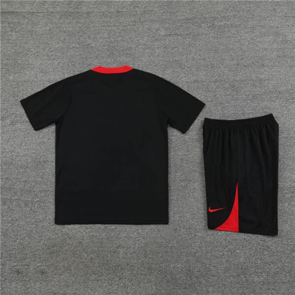 Portugal 2024-25 Black Short Sleeve Training Kit - Image 4