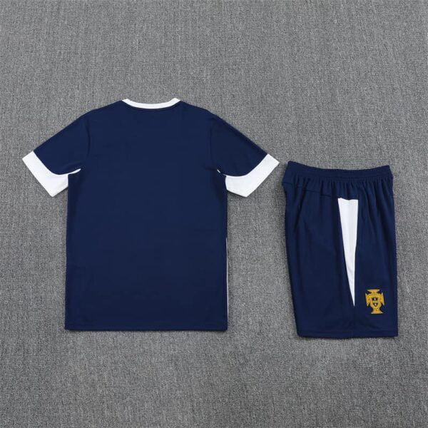 Portugal 2025-26 Royal Blue Short Sleeve Training Kit - Image 4