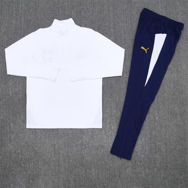 Portugal 2025-26 White Half Zip Long Sleeve Training Kit - Image 4