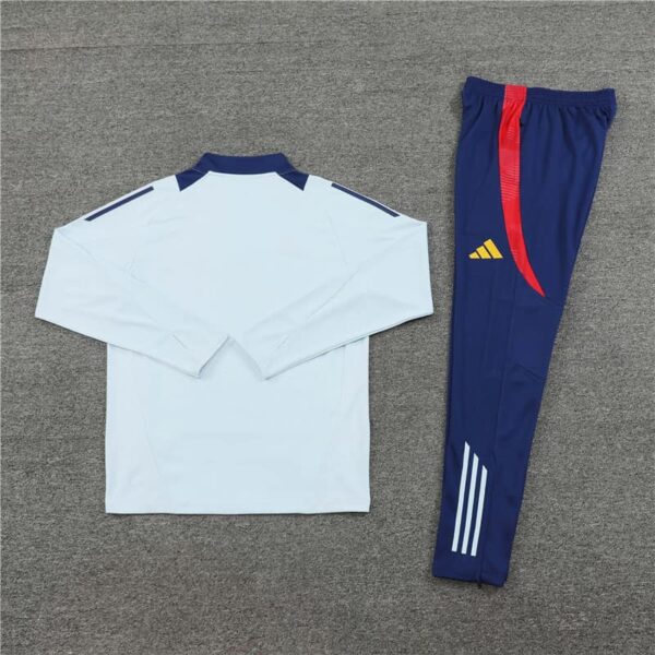 Spain 2024-25 Light Blue Half Zip Long Sleeve Training Kit - Image 4