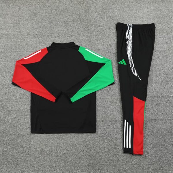 Arsenal 2024-25 Black Half Zip Long Sleeve Training Kit - Image 4