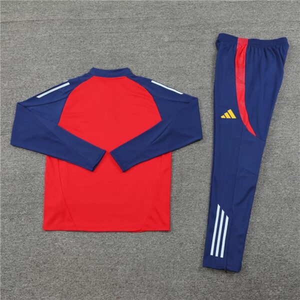 Spain 2024-25 Red Half Zip Long Sleeve Training Kit - Image 4