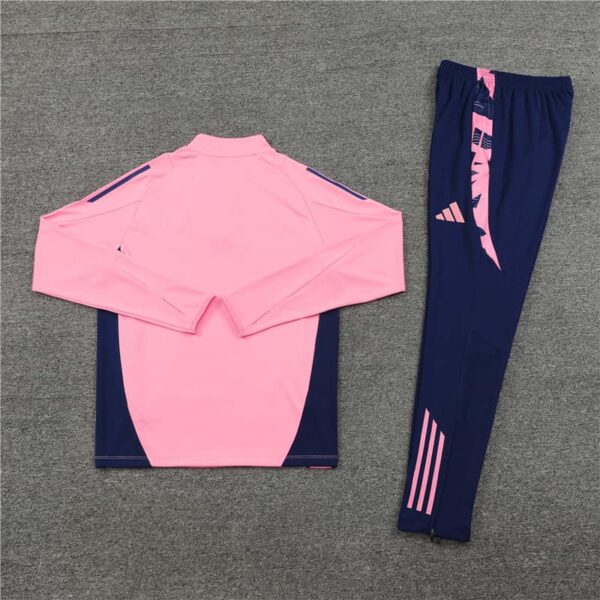 Arsenal 2024-25 Pink Half Zip Long Sleeve Training Kit - Image 4