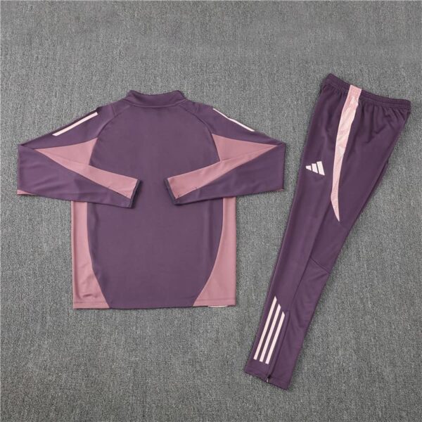 Arsenal 2024-25 Purple Half Zip Long Sleeve Training Kit - Image 4