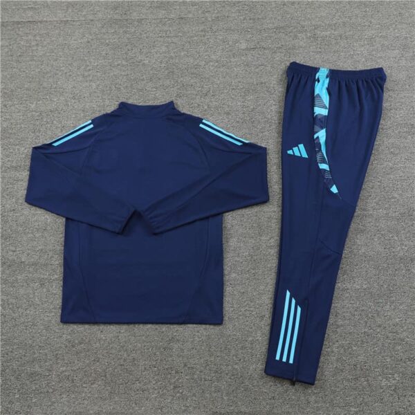 Arsenal 2024-25 Royal Blue Half Zip Long Sleeve Training Kit - Image 4